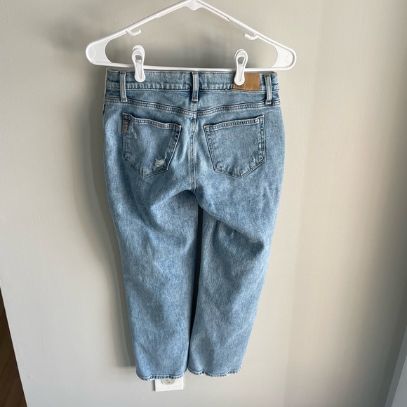 PAIGE Noella Maternity Straight Leg Jean - Liza Medium/Light Wash - Size 24 - Picture 12 of 15